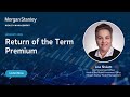 return of the term premium