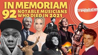 In Memoriam 2021 (Music) - Notable Musicians That Died in 2021