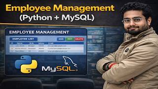 Employee Management System using Python and MySQL | Python Project with source code