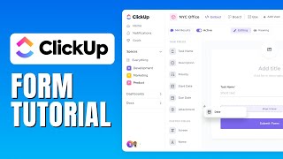 Clickup Form Tutorial - How To Use Forms In Clickup