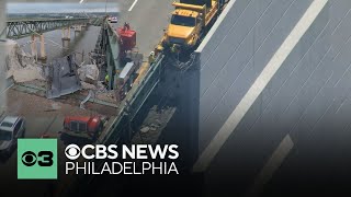Truck cab plunges into Delaware River after veering off Delaware Memorial Bridge
