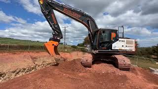 Porteous Groundworks New Hidromek HMK230LC with Holp RotoTop