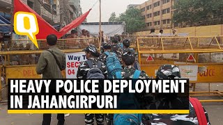 Jahangirpuri Violence | Heavy Police Deployment, Barricaded Road a Day After Demolition Drive