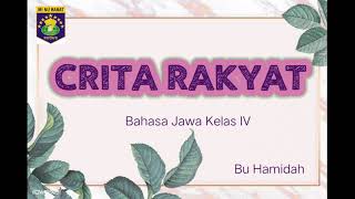 Crita Rakyat Basa Jawa Kelas 4