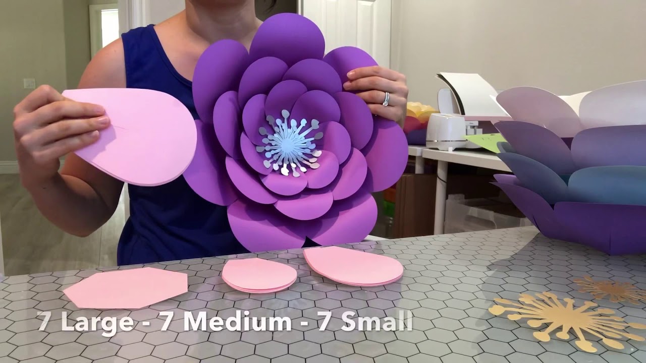 Paper Flower Tutorial Youtube