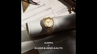 AARNI X Alvar \u0026 Aino Aalto - rannekellot