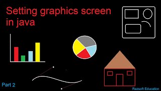 Setting screen for drawing in java swing | Graphics in java | Razsoft education | part 2