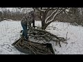 harvesting 🍎 wood for cooking the tomahawk