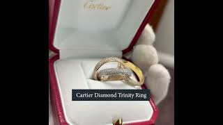 Cartier Diamond Trinity Ring | Suttons and Robertsons Jewellers #cartier #cartierlove #preloved