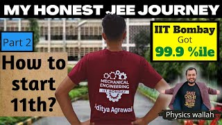 My Honest IIT JEE Journey | How to start 11th🔥 | State Board To IIT Bombay😲 | Aditya Here