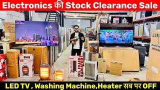 Electronics की Stock Clearance Sale 😍🔥 Electronics Warehouse in delhi , Open Box Electronics