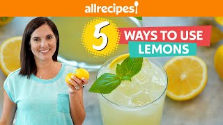 5 Vibrant Ways To Use Fresh Lemons You HAVE To Try 🍋 | Lemon Squares, Lemonade, Curd, \u0026 Spaghetti