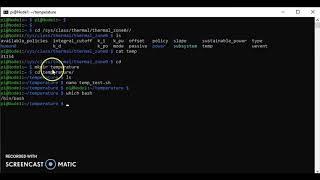 Check the temperature of a CPU with BASH script