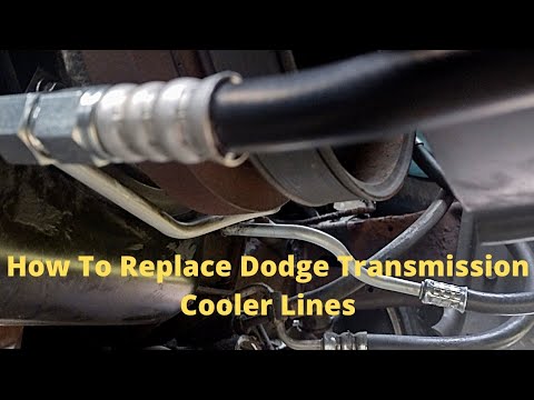 How To Replace Transmission Cooler Lines On A Dodge Dakota - YouTube