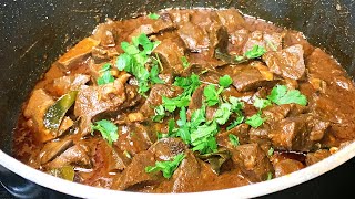 சூப்பர் டேஸ்ட்டி ஆட்டு நுரையீரல் கிரேவி  !! Mutton Lungs Fry recipe in Tamil !! Goat Lungs Fry