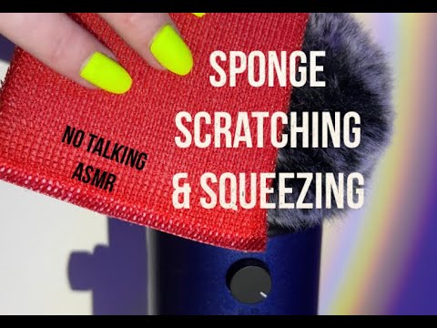 Asmr Sponge Scratching Squeezing No Talking Youtube