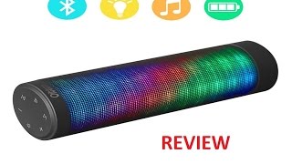 Oittm Wireless Bluetooth Speaker with LED Light Review