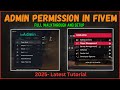 How to Add Admin Permissions in QBCore and TXAdmin | 2025