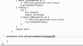 Android Developing Applications Tutorial 102 The 4 AsyncTask Methods