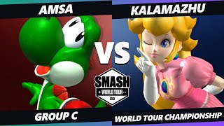 SWT Championship Group C - aMSa (Yoshi) Vs. Kalamazhu (Peach) SSBM Melee Tournament