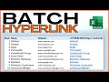 How to Quickly Create Multiple Hyperlinks in Excel
