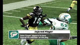 Madden NFL 07 Franchise mode - Miami Dolphins vs Pittsburgh Steelers