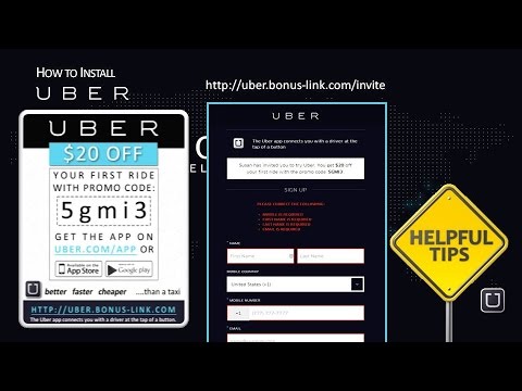 How To Install Uber + Uber FREE Ride Promo Code + Added Bonus - YouTube