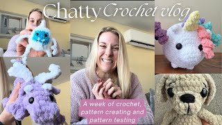 Chatty Crochet Vlog ✨ Pattern Testing ✨ Pattern Creating ✨ I Need Your Opinion!!!