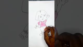 Drawing I Drawing for Kids | Drawing Picture I Drawing Easy I Dora Drawing #drawing #shorts #abcd