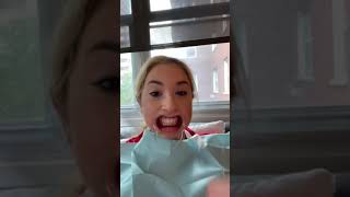 Getting my teeth whitened…on my couch! #shorts #teethwhitening #teeth #beautyblogger #beauty