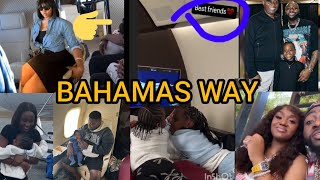 AWWW 👉 CHIOMA DAVIDO, THE TWINS BABIES, HAILEY AND THE ADELEKE JET OFF BAHAMAS FOR DETTY DECEMBER