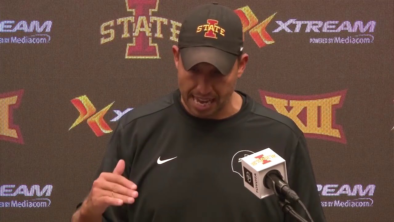 WATCH: Matt Campbell Postgame After Loss To Louisiana - YouTube