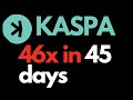 KASPA transactions 46x in 45 DAYS!!! #kaspa #krc20 #kaspacoin