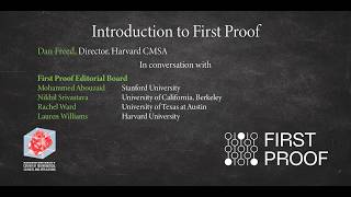 Dan Freed | First Proof Introduction