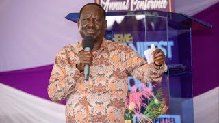 'PUNDA AMECHOKA!' RAILA ODINGA ROARS IN CHURCH AS HE TERRIFIES RUTO!!