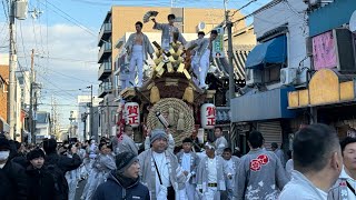 杭全神社　野堂北組　注連縄奉納　2025年1月3日