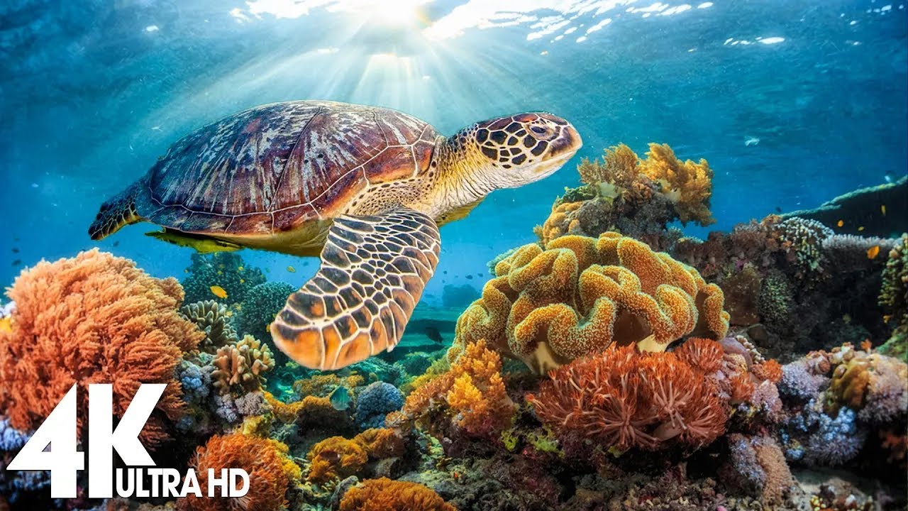 11 Hours Stunning 4k Underwater Footage Music Nature Relaxation