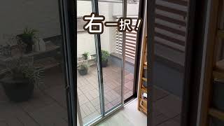 【知らんとやばい】虫を入れない窓の開けかた　#shorts