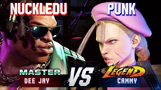 SF6 ▰ NUCKLEDU (Dee Jay) vs PUNK (Cammy) ▰ High Level Gameplay