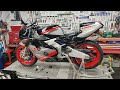 CBR 250 RR  MC22 valve clearance & caburettor service