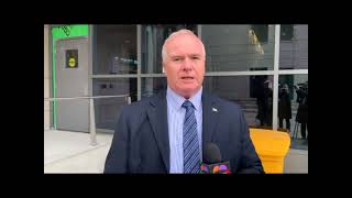 Hamilton Police Staff Sgt  Dave Oleniuk reacts to sentencing