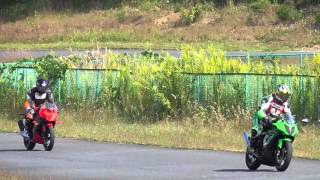 トミンサーキットラン、Ninja250SLレーサー走行動画2015/10/4