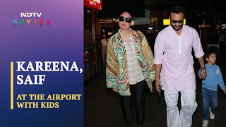 Kareena Kapoor And Saif Ali Khan's Airport Diaries