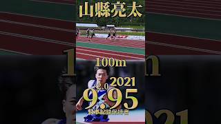 【100m日本記録保持者】山縣亮太 選手 【布勢スプリント2021】【100m/陸上競技】