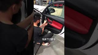 BMW 3Series Install eight-color ambient light tutorial宝马三系安装八色氛围灯教程