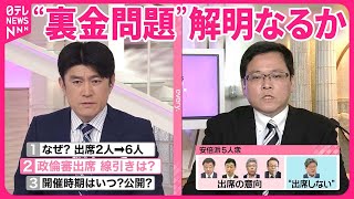 【解説】政倫審  “出席意向”なぜ6人に？  基準は？