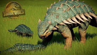 FAMILIA DE BUMPY con PEQUEÑAS CRIAS DE DINOSAURIO y nuevos dinosaurios Jurassic World Evolution 2