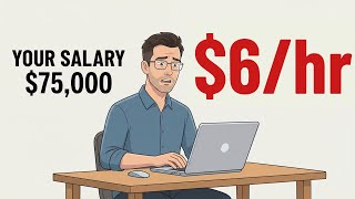 Your $75,000 Salary Is Actually $6/Hour (The Math Nobody Shows You)