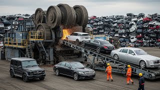 35 Most Dangerous Car Crushing & Shredding Machines That Obliterate Everything | Scrap Processing #5
