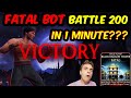 MK Mobile. How To Beat Battle 200 in 1 MINUTE! Fatal Black Dragon Tower Secret Strategy.